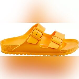 Birkenstock Women's 7 Arizona Essentials EVA Sandals- Zinnia